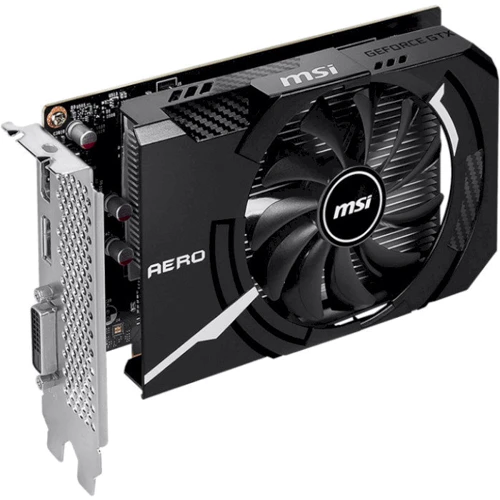 Відеокарта MSI GeForce GTX 1630 AERO ITX 4G OC: Тип пам'яті GDDR6