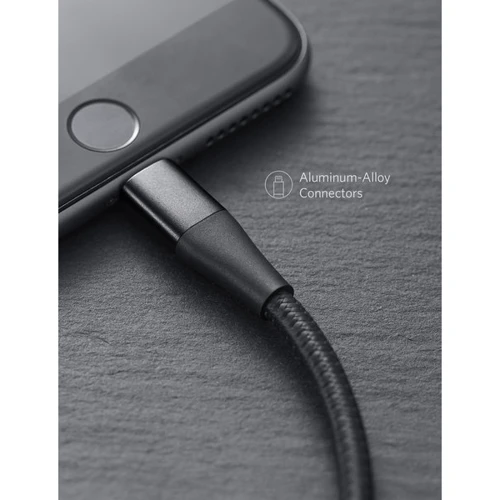 Кабель ANKER USB Cable to Lightning Powerline+ II 1.8m Black (A8453H11) фото 4