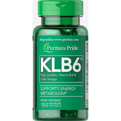 Puritan's Pride KLB6 Kelp Complex 100 Softgels