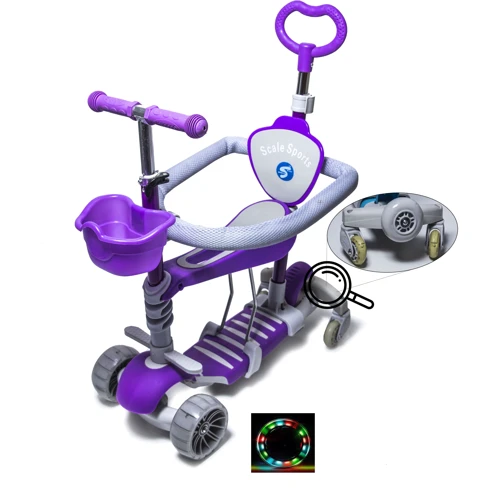 Самокат Scale Sports Smart 5 в 1 Full Фіолетовий (1892134026)