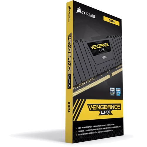 Corsair 16 GB (2x8GB) DDR4 4000 MHz VENGEANCE LPX Black (CMK16GX4M2K4000C19) фото 2