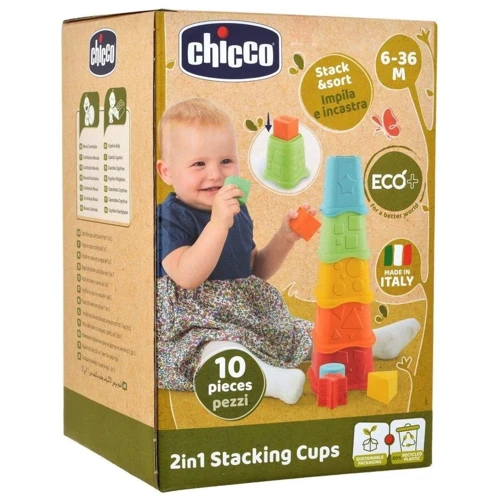 Іграшка 2 в 1 Chicco Пірамідка – сортер (09373.10) фото 6