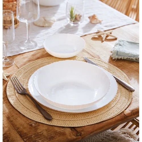 Столовый сервиз Luminarc Ammonite White 19 пр. (P9103): Количество предметов в наборе 19