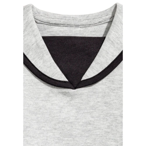 Футболка H&M 4983005 50 см серая: Пол Мальчик