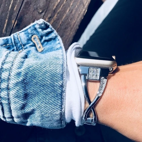 Аксесуар для Watch COTEetCI W18 Magnificent Band Silver (WH5228-TS) for Apple Watch 42/44/45/49mm: Сумісність Apple Watch 49mm, Apple Watch 42mm, Apple Watch 44mm, Apple Watch 45mm