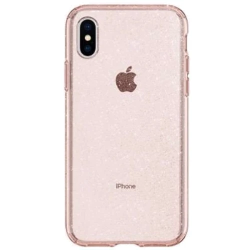 Чехол для iPhone Spigen Liquid Crystal Glitter Rose Quartz (063CS25112) for iPhone Xs: Цвет розовый