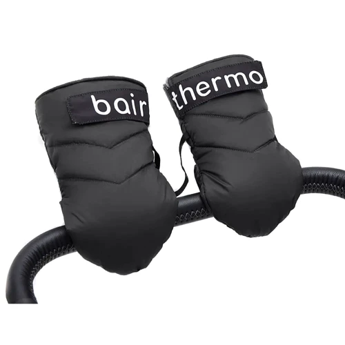 Варежки для коляски Bair Thermo Mittens черные (black noire) 29х15 см: Производитель Bair