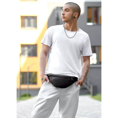 Мужская поясная сумка Sambag Soho MSS черная (82119101m): Тип Сумки