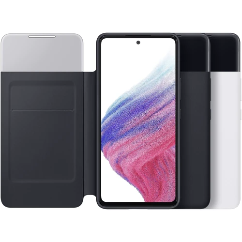 Чехол для телефонов Samsung S View Wallet Cover Black (EF-EA536PBEGRU) for Samsung A536 Galaxy A53 5G: Пленка в комплекте нет