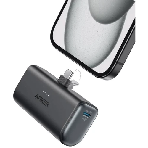 Зовнішній акумулятор Anker Powerbank 5000mAh Nano 22,5W USB-C Black