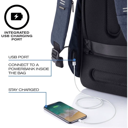 XD Design Bobby Hero XL Backpack Navy Blue (P705.715) for MacBook Pro 15-16" фото 16