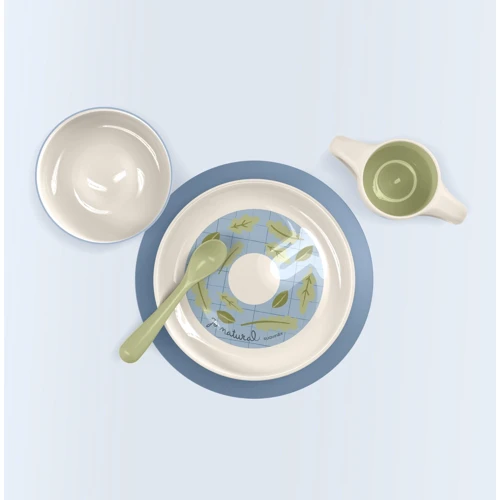 Набор посуды для кормления Suavinex, голубой (300830/1)