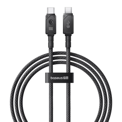 Кабель Baseus USB-C to USB-C Unbreakable Series 100W 1m Black (P10355800111-00)