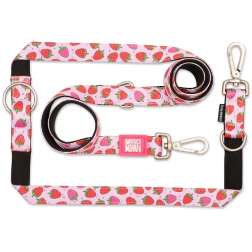 Поводок многофункциональный Max & Molly Urban Pets Multi-Function Leash - Strawberry Dream/M (4894512051416)