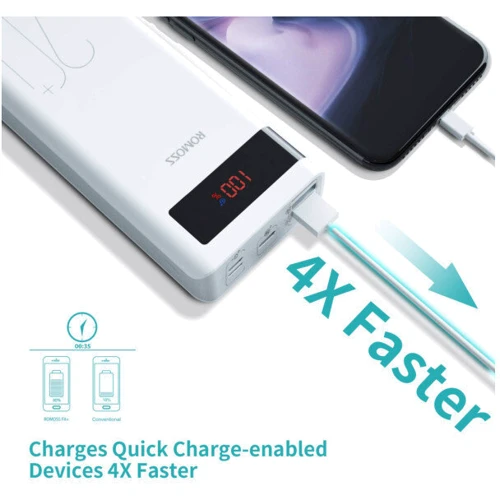 Внешний аккумулятор Romoss Power Bank 20000mAh Sense6PS+ White (PSN20-112-1134) фото 6