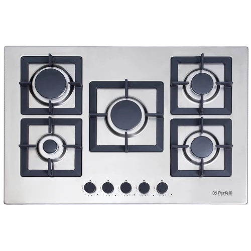 Варильна поверхня газова Perfelli Design HGM 7530 INOX SLIM LINE