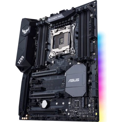 ASUS TUF X299 MARK 2: Разъемы на плате SATA 3.0, M.2