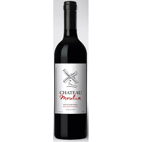 Вино Chateau Moulin Rouge Doux красное полусухое 0.75л (VTS6311230)
