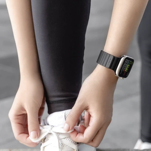 Аксесуар для Watch Switcheasy Skin Silicone Magnetic Watch Band Black (MAW245078BK22) для Apple Watch 42/44/45/49mm фото 10