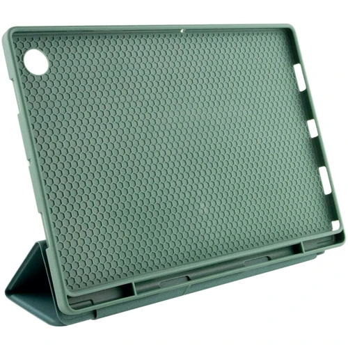 Аксесуар для планшетних ПК Epik Book Cover with Pencil holder Pine green для Samsung X115 Galaxy Tab A9: Матеріал Искусственная кожа + пластик