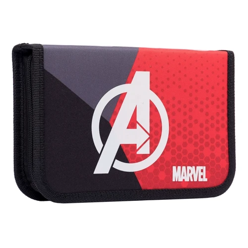 Пенал твердый YES одинарный без клапана HP-02 Marvel.Avengers, серый/красный/черный (533085): Год выпуска коллекции 2021