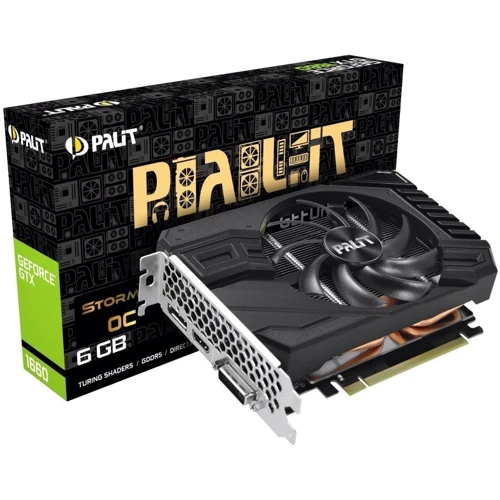 Видеокарта Palit GeForce GTX 1660 StormX OC 6GB (NE51660S18J9-165F): Тип памяти GDDR5