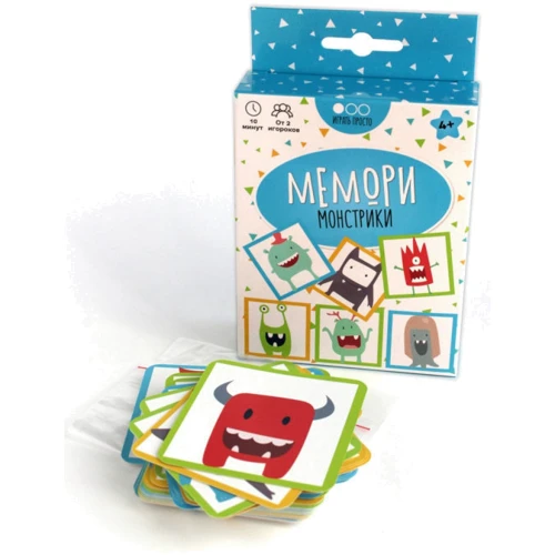 Настольная игра Muravey Games Мемори Монстрики (на русском языке)