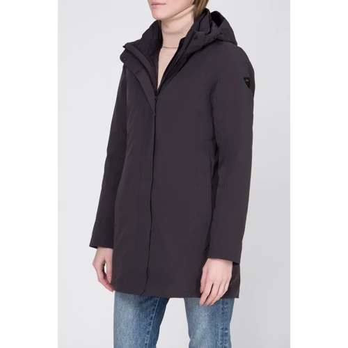 Куртка CMP Woman Parka Zip Hood 39K2916D-U901 44 (36) черная зимняя с капюшоном: Тип застежки На молнии