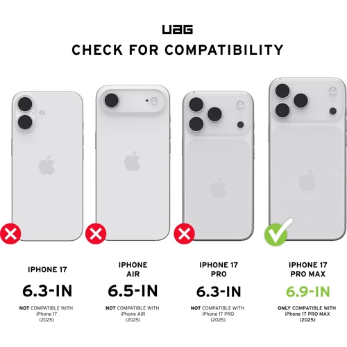 Чехол для iPhone Urban Armor Gear UAG Scout Clear MagSafe Ice/White (114557114341) for iPhone 17 Pro Max