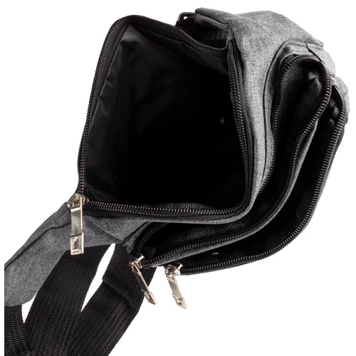 Мужская поясная сумка Valiria Fashion серая (4DETBP3255-9): Страна производитель Китай