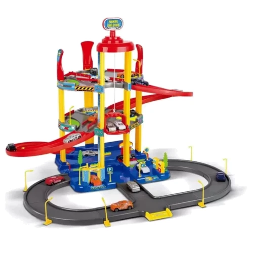 Игрушечный паркинг с лифтом Bambi P7888A-2 машинки в наборе: Производитель Bambi