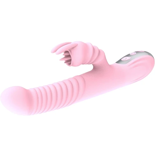 Вибратор с ротацией и толчками BOSS G Spot Thrusting Vibrator Elisa Pink
