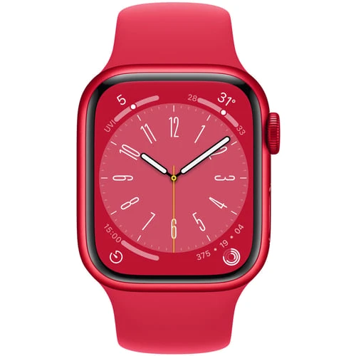 Apple Watch Series 8 41mm GPS (PRODUCT) RED Aluminum Case with (PRODUCT) RED Sport Band (MNP73, MNUG3) Approved Витринный образец: Производитель Apple