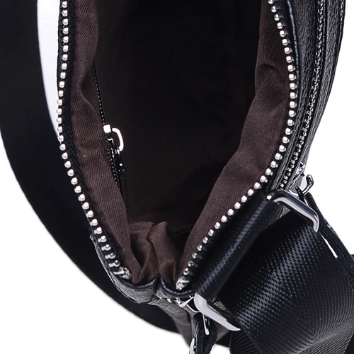 Мужская сумка планшет Borsa Leather черная (K1307-black): Материал Натуральная кожа