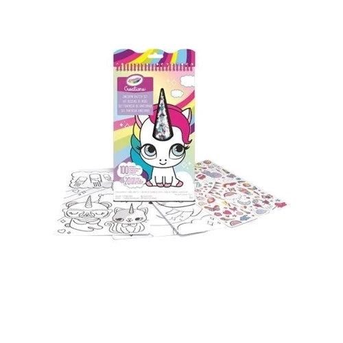 Раскраска Crayola Creations Единорог 20 страниц и наклейки (04-1174) фото 4