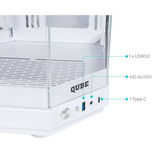 Корпус QUBE F-TANK White (FTANK_F1WU3) фото 7