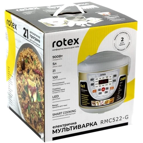 Мультиварка Rotex RMC522-G: Тип управления злектронное