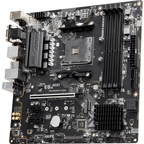 MSI Pro B550M-P GEN3: Оперативна пам'ять 4xDDR4 4400 МГц, до 128 ГБ
