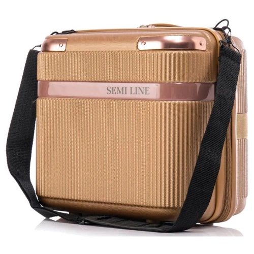 Бьюти-кейс Semi Line 16L Gold золотой (T5667-1): Пол Женский