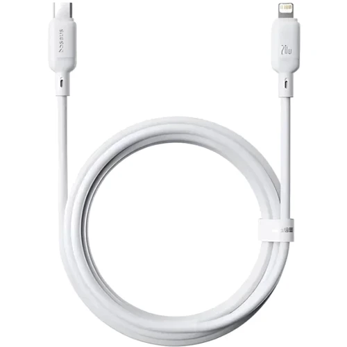 Кабель Baseus Cable USB-C to Lightning Silky Series 20W 2m White (P10377700213-01) фото 3