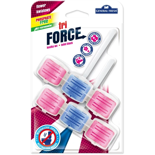 Туалетний блок General Fresh Tri-Force Квітковий 2 шт.