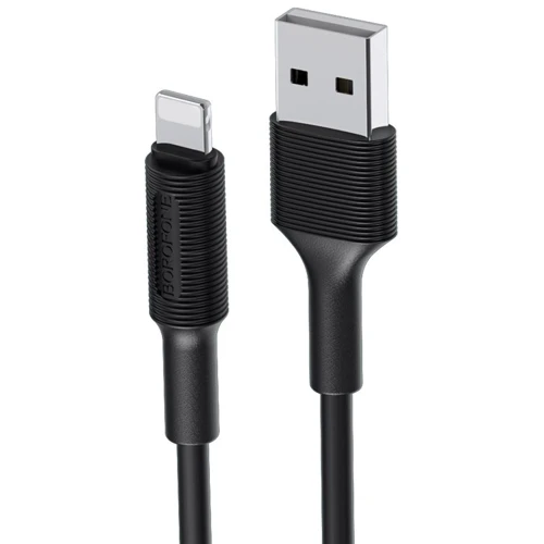 Кабель Borofone USB Cable to Lightning EzSync 1m Black (BX1)