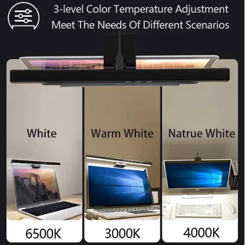 Лампа на монитор скринбар Inspire TB-30SA 5W 3000-6000K USB (TB-30SA): Назначение Для офиса