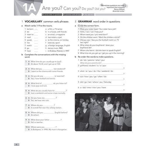 English File 4th Edition Pre-Intermediate: Workbook with Key: Количество страниц 96
