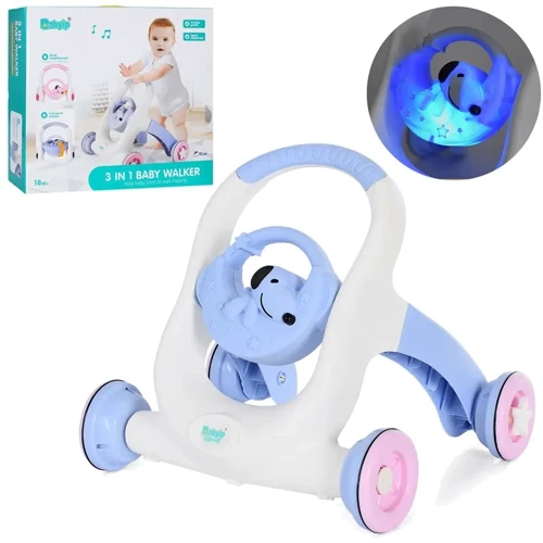 Дитяча каталка-ходунки з собачкою 3в1 Babyip (2 кольори) (6191A)