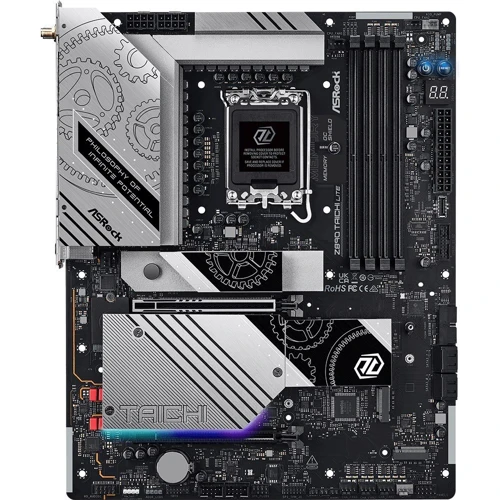 ASRock Z890 Taichi LITE: Разъемы на плате M.2, SATA 3.0, USB 3.2 Gen 1, USB 2.0, USB 3.2 Gen 2