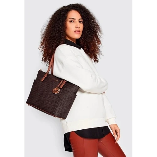 Женская сумка тоут Michael Kors JET SET ITEM EW TZ TOTE темно-коричневая (30S0GTTT1B252): Страна производитель США