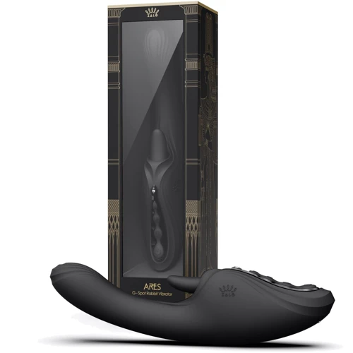 Вибратор-кролик Zalo Ares Obsidian Black