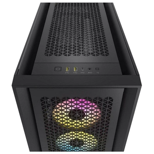 Корпус Corsair iCUE 5000D RGB AirFlow Tempered Glass Black (CC-9011242-WW): Типоразмер Midi-Tower