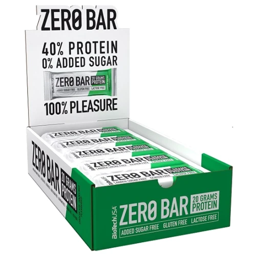 Протеиновые батончики ZERO Bar BioTechUSA 20х50 g / Hazelnut